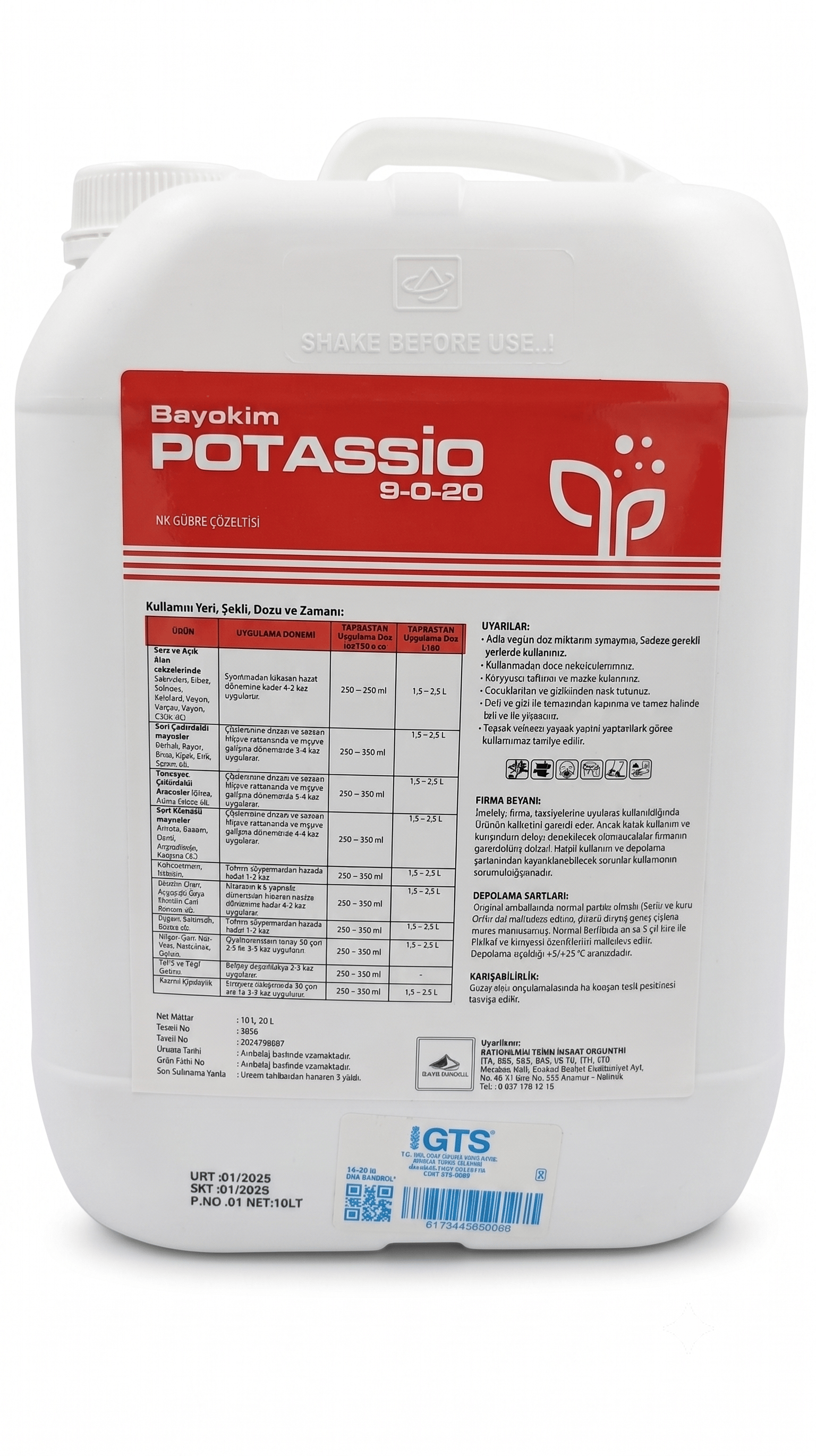 Potassio 10 L
